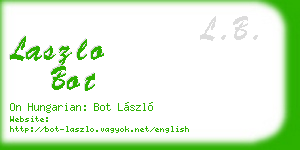 laszlo bot business card